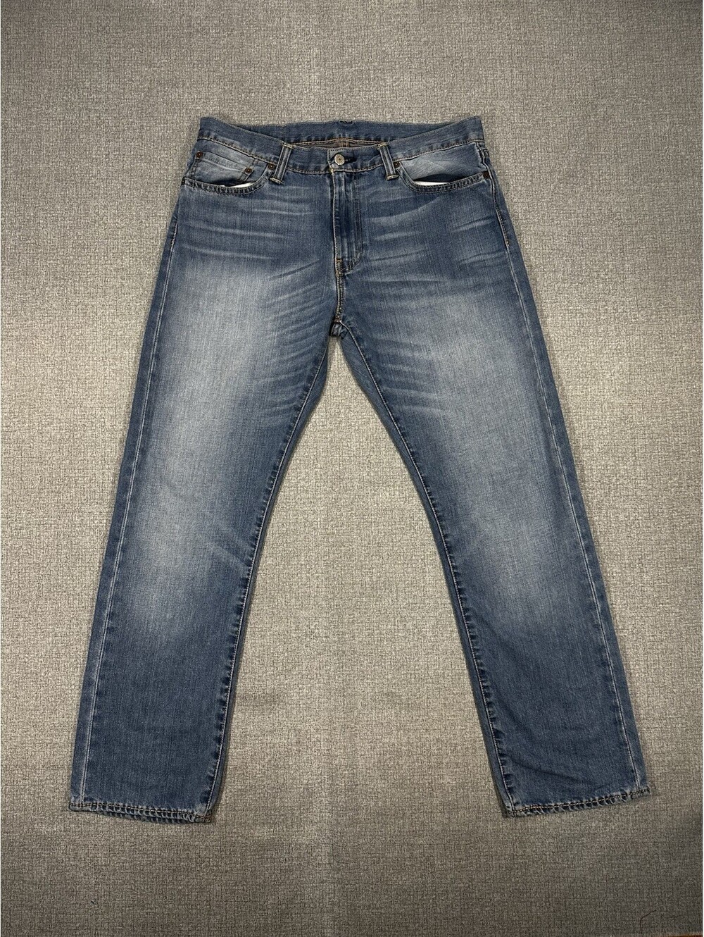 Levi’s 504 Men’s Jeans 34x32 Blue Regular Straight Stretch Denim